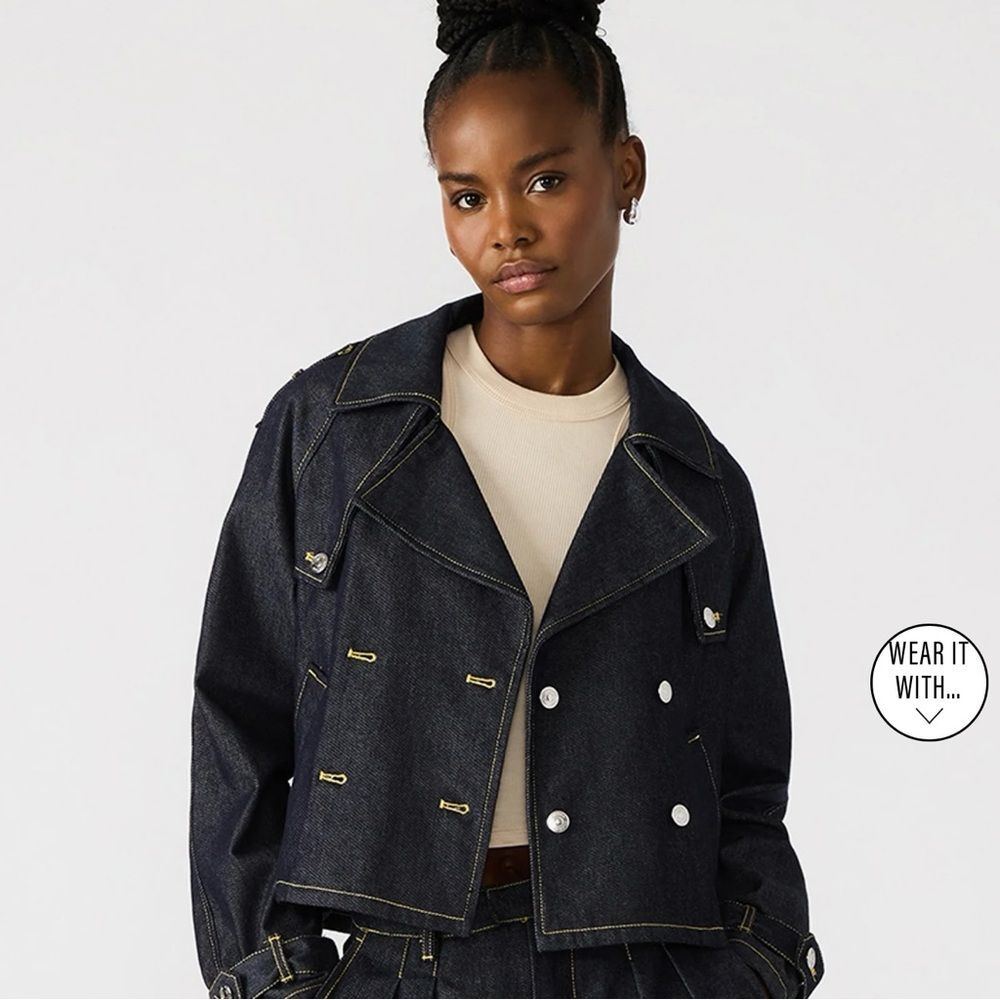 NWT Steve Madden Sirus Denim Jacket